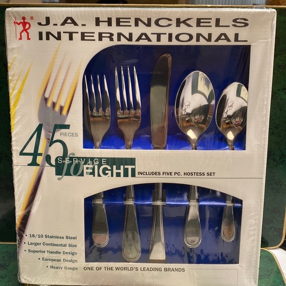 J.A. Henckels Other - J.A. Henckels Mayfair 45 pieces Service for 8 plus a 5 pc Hostess Set -18/10 NIB